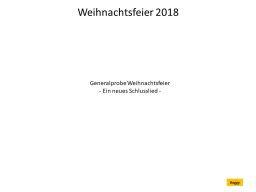 Jahresrückblick 2018