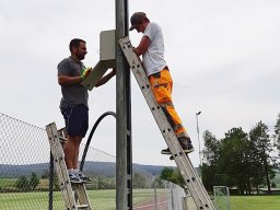 Neues Flutlicht