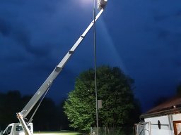 Neues Flutlicht